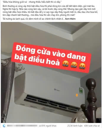 “Đóng chặt cửa vào, đang bật điều hòa” câu nói tưởng là chân lý nhưng hóa ra lại "sai bét"?- Ảnh 1.