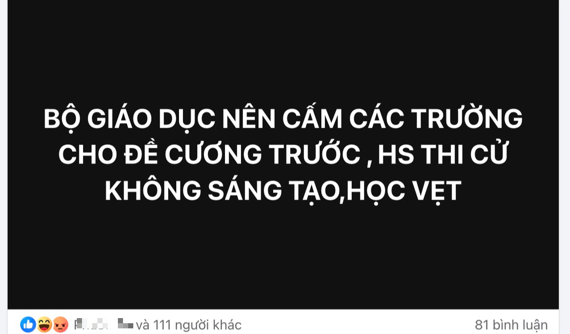 Gửi đề xuất thi cử đến Bộ Giáo dục, phụ huynh TP.HCM khiến hội cha mẹ 