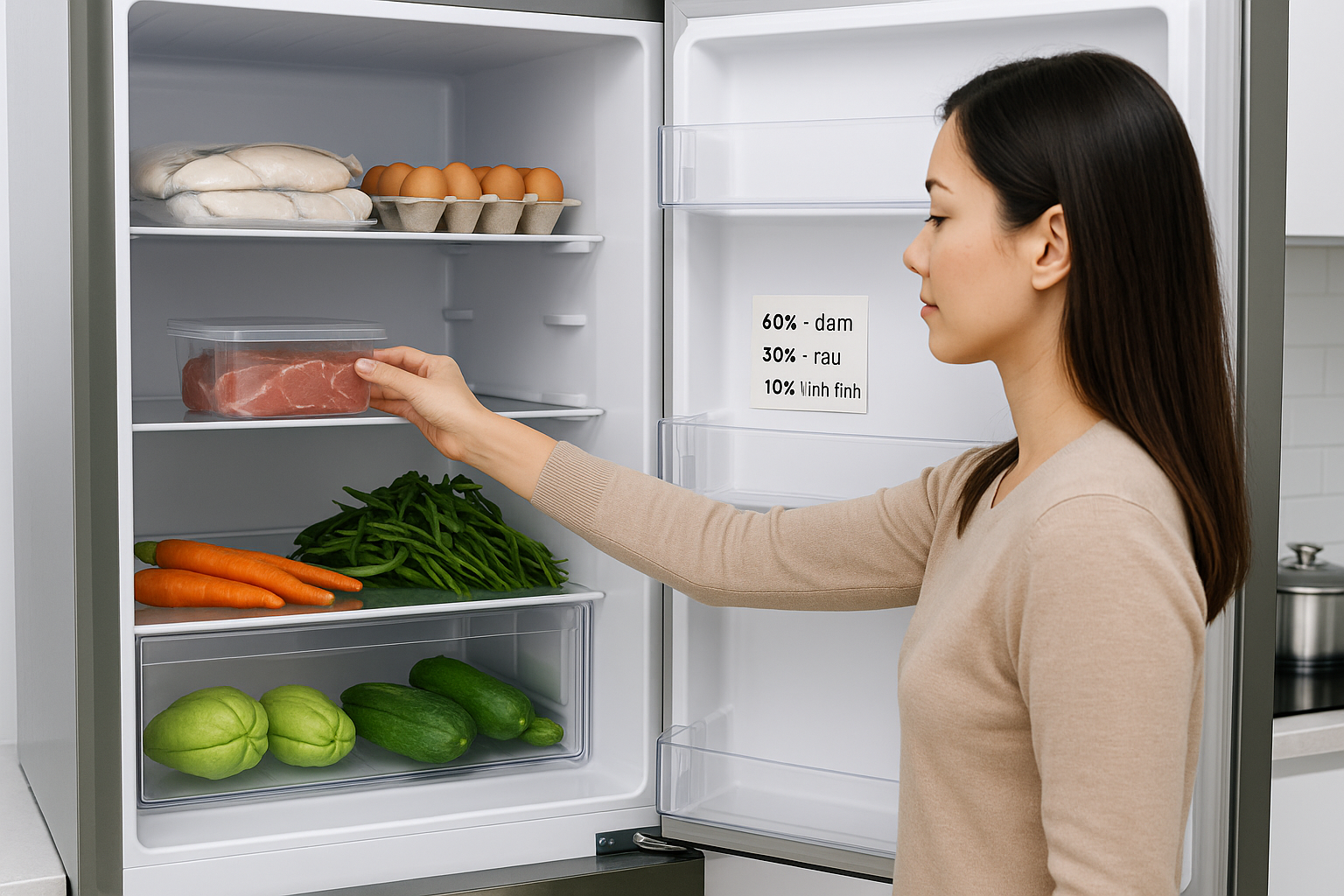 Học mẹ cách chia tiền chợ theo công thức 60–30–10, từ ngày áp dụng, tôi không còn lo thừa món hay hết tiền giữa tháng- Ảnh 3.