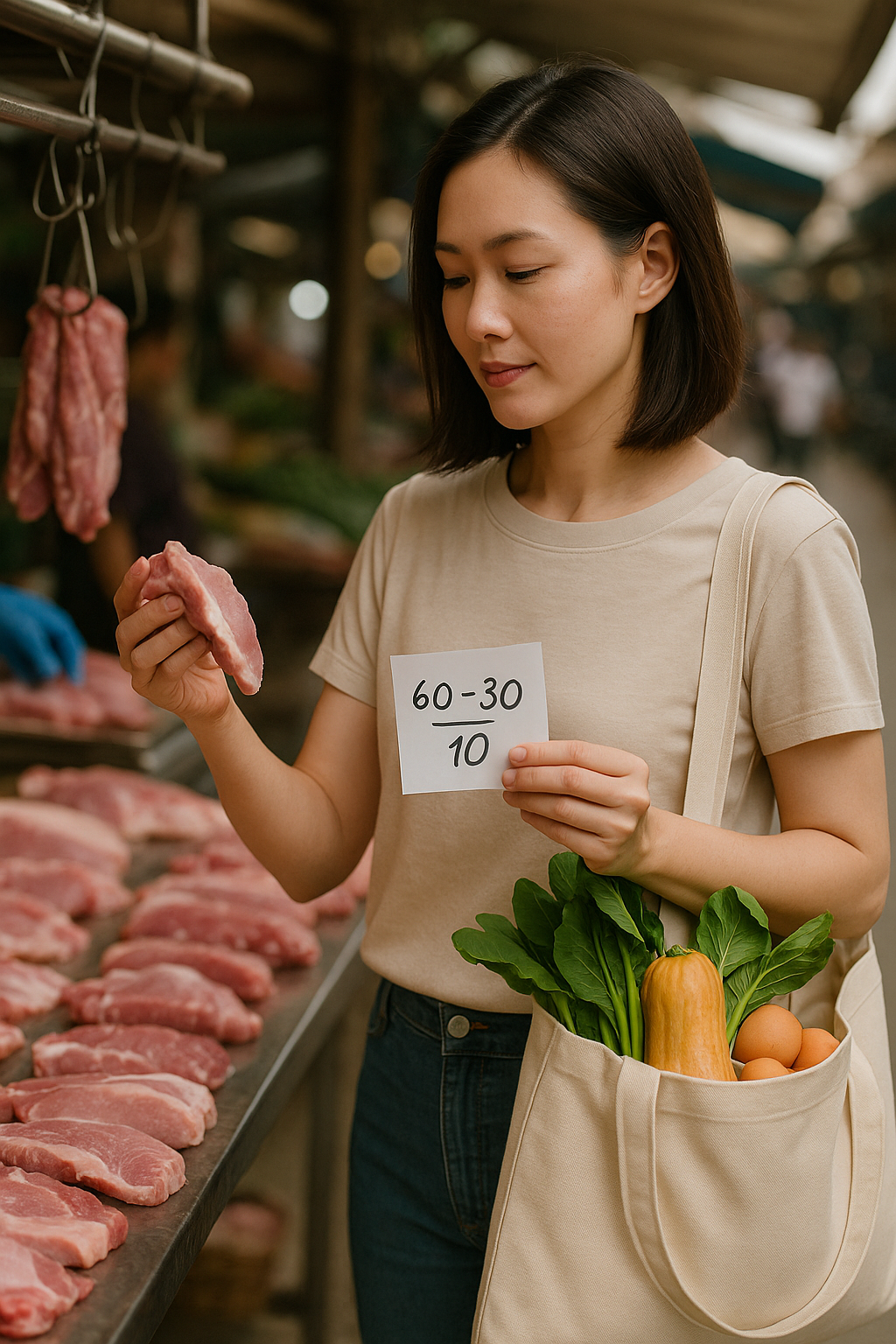 Học mẹ cách chia tiền chợ theo công thức 60–30–10, từ ngày áp dụng, tôi không còn lo thừa món hay hết tiền giữa tháng- Ảnh 2.