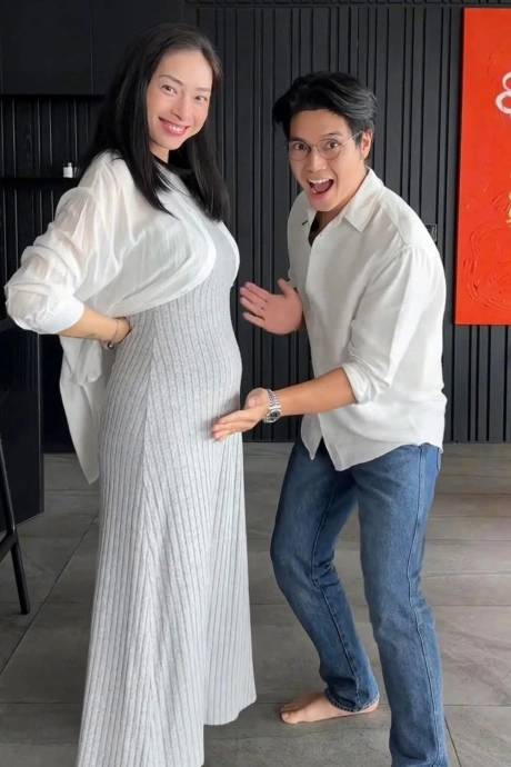 “Mẹ bầu số hưởng" nhất showbiz gọi tên Ngô Thanh Vân: Chồng trẻ chăm bẵm, lên hẳn menu riêng với loạt món ngon hấp dẫn- Ảnh 1.
