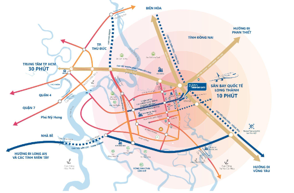 Đường sắt nhẹ Thủ Thiêm - Long Thành kết nối FIATO AIRPORT CITY với sân bay Long Thành- Ảnh 2.