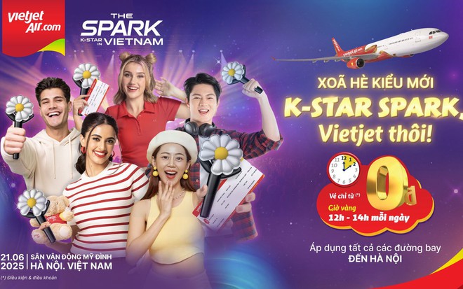 Vietjet đồng hành cùng đại nhạc hội K-Star Spark In Vietnam- Ảnh 1.