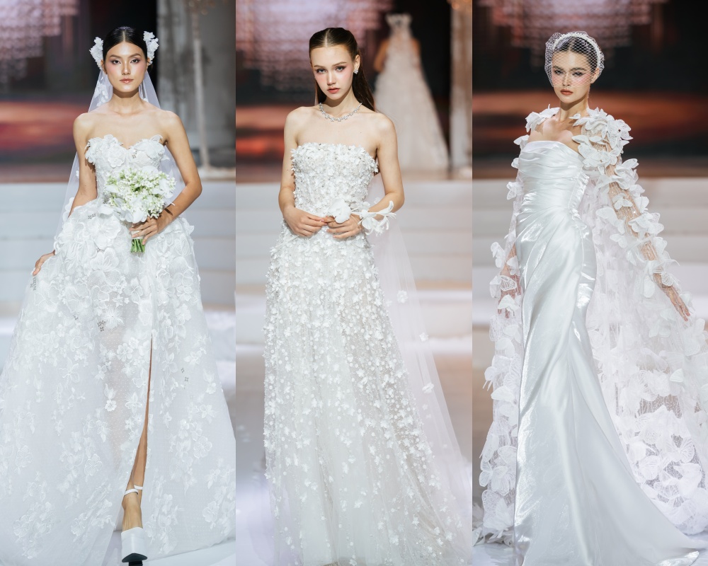 Show diễn của NTK Chung Thanh Phong: Hoàng Thùy, Ngọc Châu chinh phục mẫu váy cưới sexy hiểm hóc- Ảnh 12.