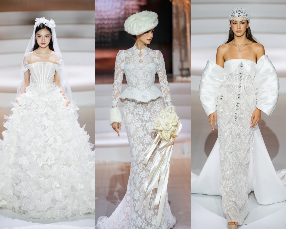 Show diễn của NTK Chung Thanh Phong: Hoàng Thùy, Ngọc Châu chinh phục mẫu váy cưới sexy hiểm hóc- Ảnh 13.