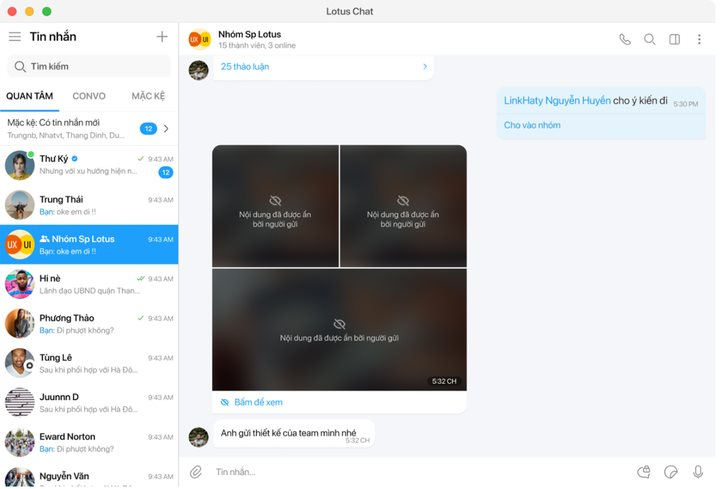 Những tính năng nổi bật trên Lotus Chat khiến app thuần Việt này trở thành lựa chọn tốt nhất để "chuyển nhà"!- Ảnh 2.