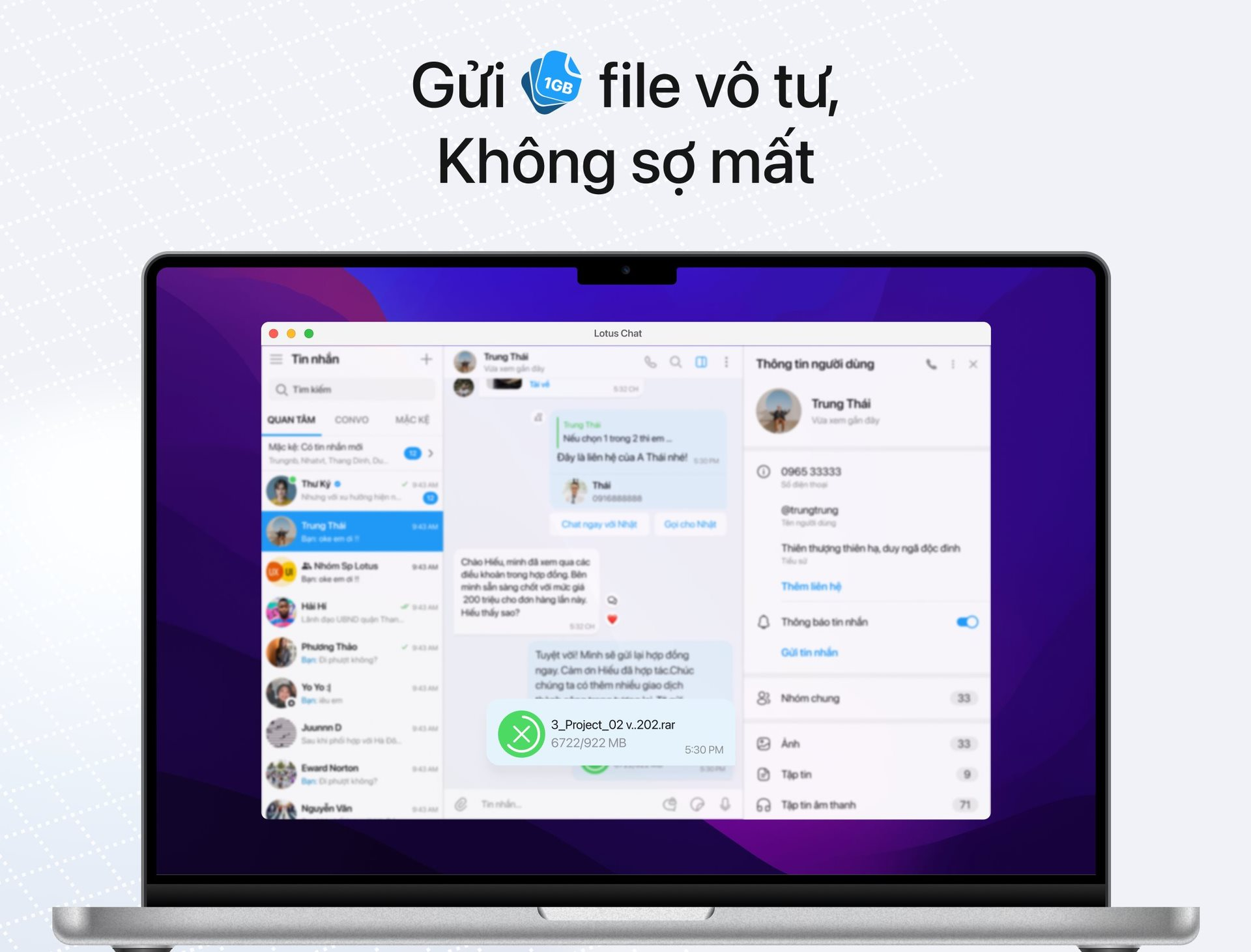 Những tính năng nổi bật trên Lotus Chat khiến app thuần Việt này trở thành lựa chọn tốt nhất để "chuyển nhà"!- Ảnh 4.