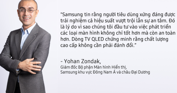 Hành trình đổi mới của Samsung: Màn hình chấm lượng tử vượt trội về độ sáng và an toàn- Ảnh 1.