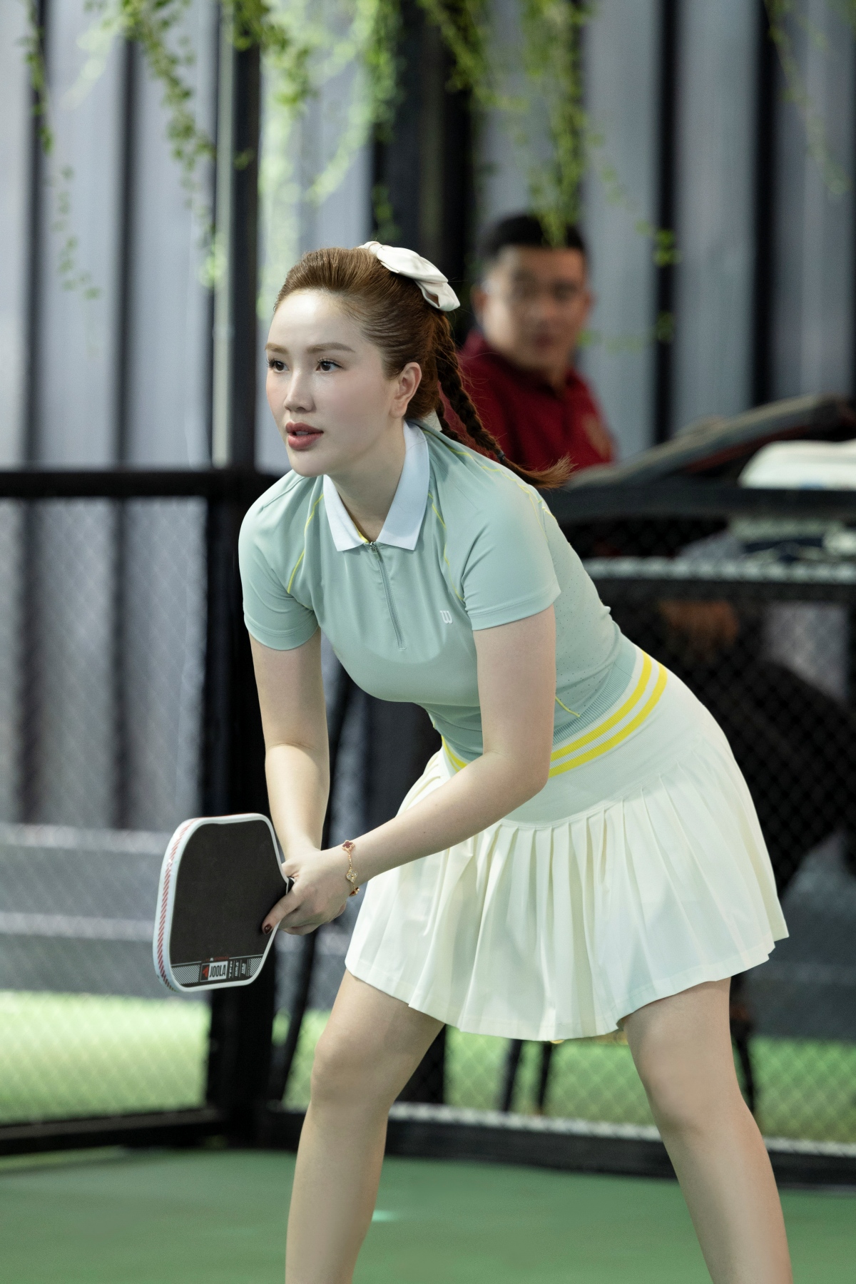 Bảo Thy đẹp trắng sáng trên sân pickleball, gây bất ngờ với thành tích ấn tượng dù mới chơi 1 tháng- Ảnh 4. Bảo Thy đẹp trắng sáng trên sân pickleball, gây bất ngờ với thành tích ấn tượng dù mới chơi 1 tháng- Ảnh 4.