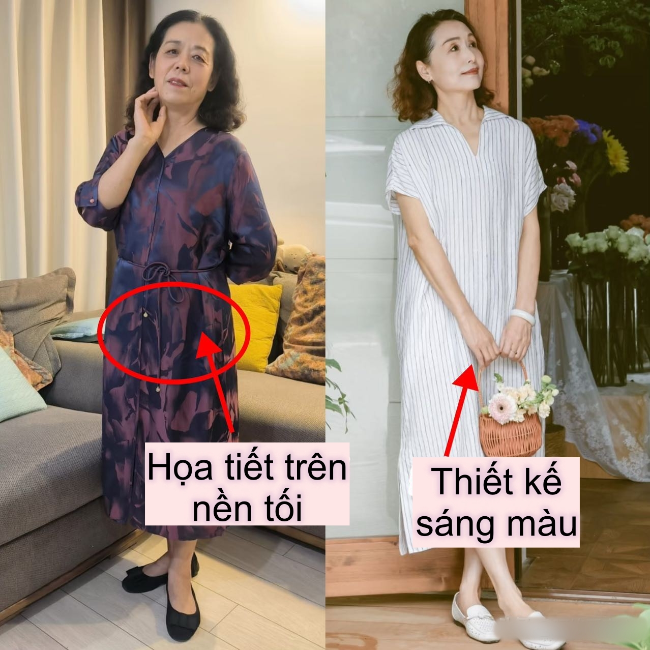 3 sai lầm khiến phụ nữ trung niên mặc đồ đắt tiền nhưng vẫn kém sang- Ảnh 5. 3 sai lầm khiến phụ nữ trung niên mặc đồ đắt tiền nhưng vẫn kém sang- Ảnh 5.