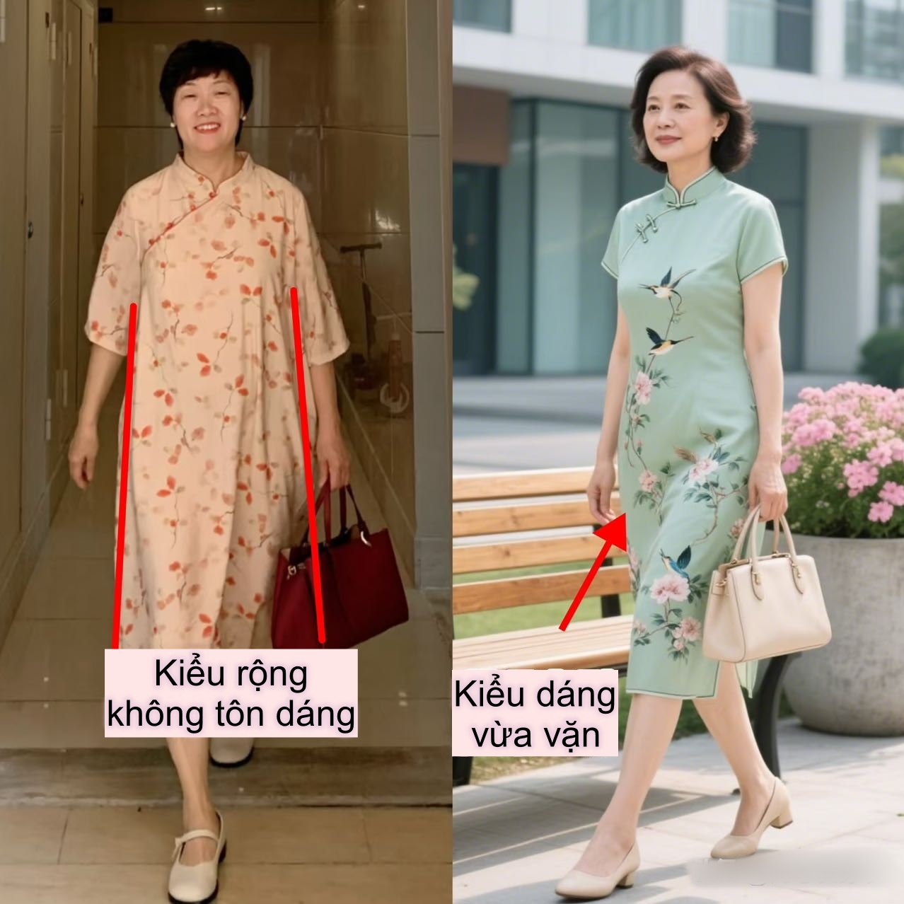 3 sai lầm khiến phụ nữ trung niên mặc đồ đắt tiền nhưng vẫn kém sang- Ảnh 6. 3 sai lầm khiến phụ nữ trung niên mặc đồ đắt tiền nhưng vẫn kém sang- Ảnh 6.