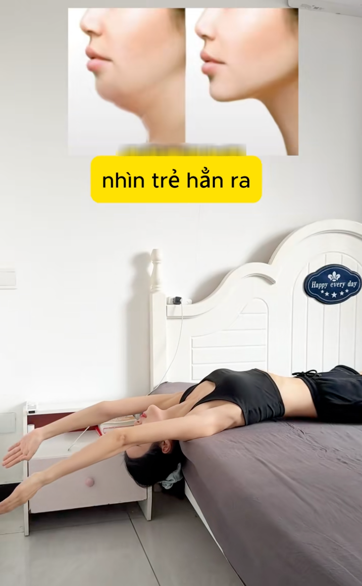 Giữ 1 tư thế trong 2 phút, chị em càng tập càng trẻ lâu: Vừa siết mỡ, vừa giúp mặt nhỏ gọn, da mịn màng- Ảnh 3.