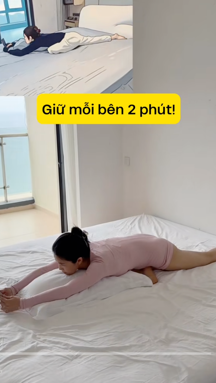 Tư thế siết mỡ đơn giản, làm hàng ngày bụng gọn eo thon- Ảnh 7.