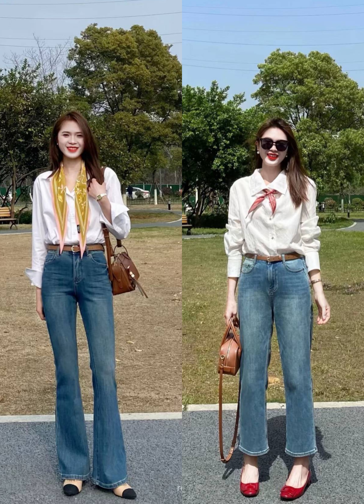 Sơ mi trắng + quần jeans: Cách mix đồ vừa tôn eo thon dáng chuẩn vừa khéo hack tuổi, dành cho các nàng tuổi 35- Ảnh 2.