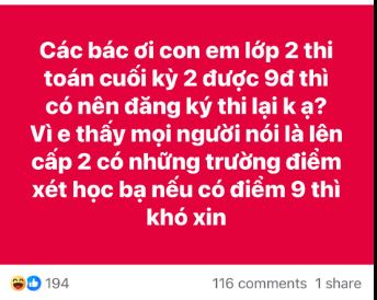 Tôi "hãi" khi đọc bài đăng của 1 phụ huynh Hà Nội: Tự tạo áp lực như này rồi lại đổ lỗi các Bộ/Ban ngành!- Ảnh 1.