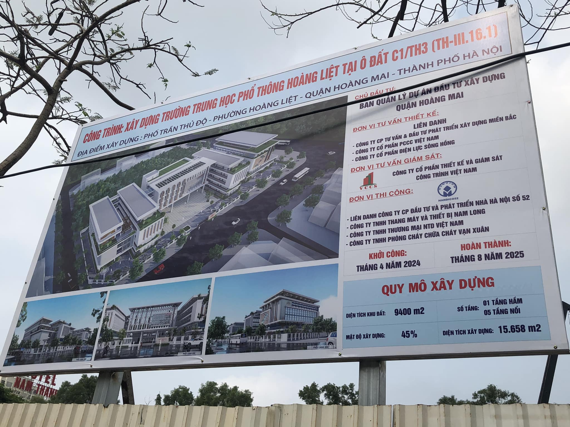 Cận cảnh trường THPT mới cực to đẹp, tuyển sinh TRÀN TUYẾN năm nay tại quận Hoàng Mai: Nhìn cơ sở vật chất mà mê!- Ảnh 1.