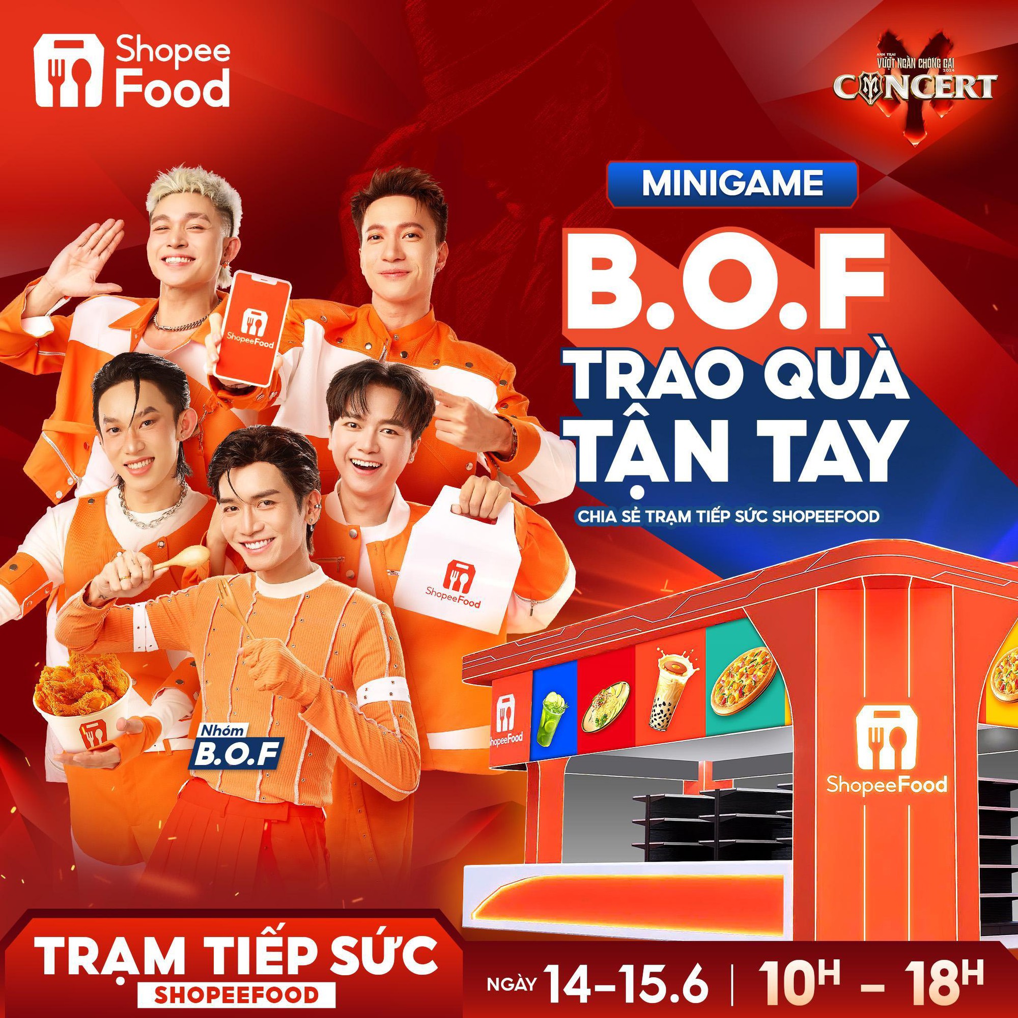 “Trợ thủ năng lượng” ShopeeFood tung deal xịn trước thềm concert, bí kíp giúp Gai Con Hà Nội-Hưng Yên giữ sức quẩy cực sung- Ảnh 1. “Trợ thủ năng lượng” ShopeeFood tung deal xịn trước thềm concert, bí kíp giúp Gai Con Hà Nội-Hưng Yên giữ sức quẩy cực sung- Ảnh 1.