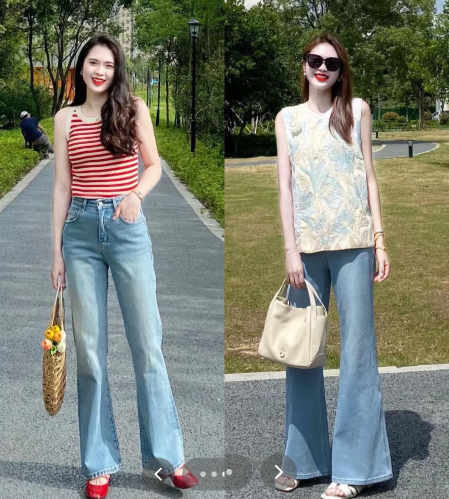 Kiểu quần jeans dành cho phụ nữ tuổi 35+: Tôn dáng, hack chân dài, mặc lên là sang chảnh- Ảnh 5.