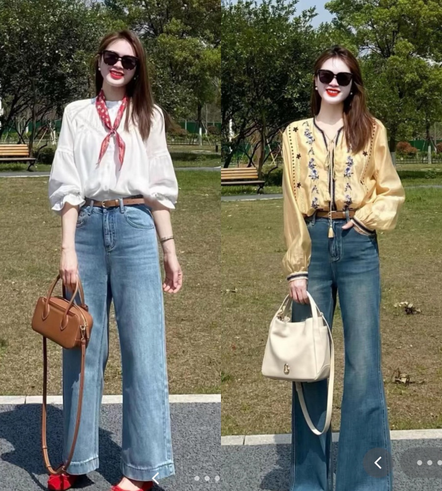Kiểu quần jeans dành cho phụ nữ tuổi 35+: Tôn dáng, hack chân dài, mặc lên là sang chảnh- Ảnh 2.