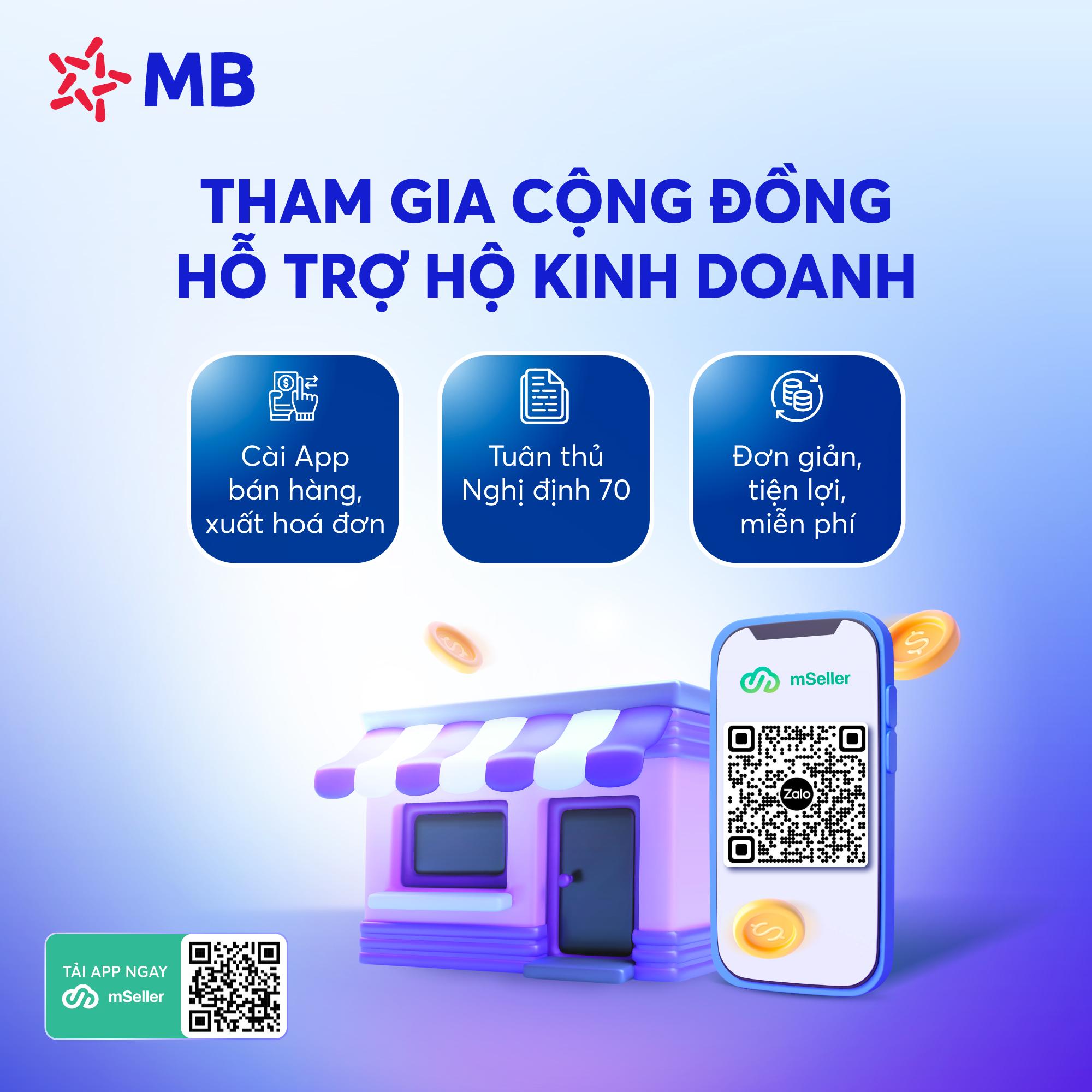 MB tặng miễn phí app bán hàng, xuất hóa đơn điện tử chỉ cần điện thoại- Ảnh 2.