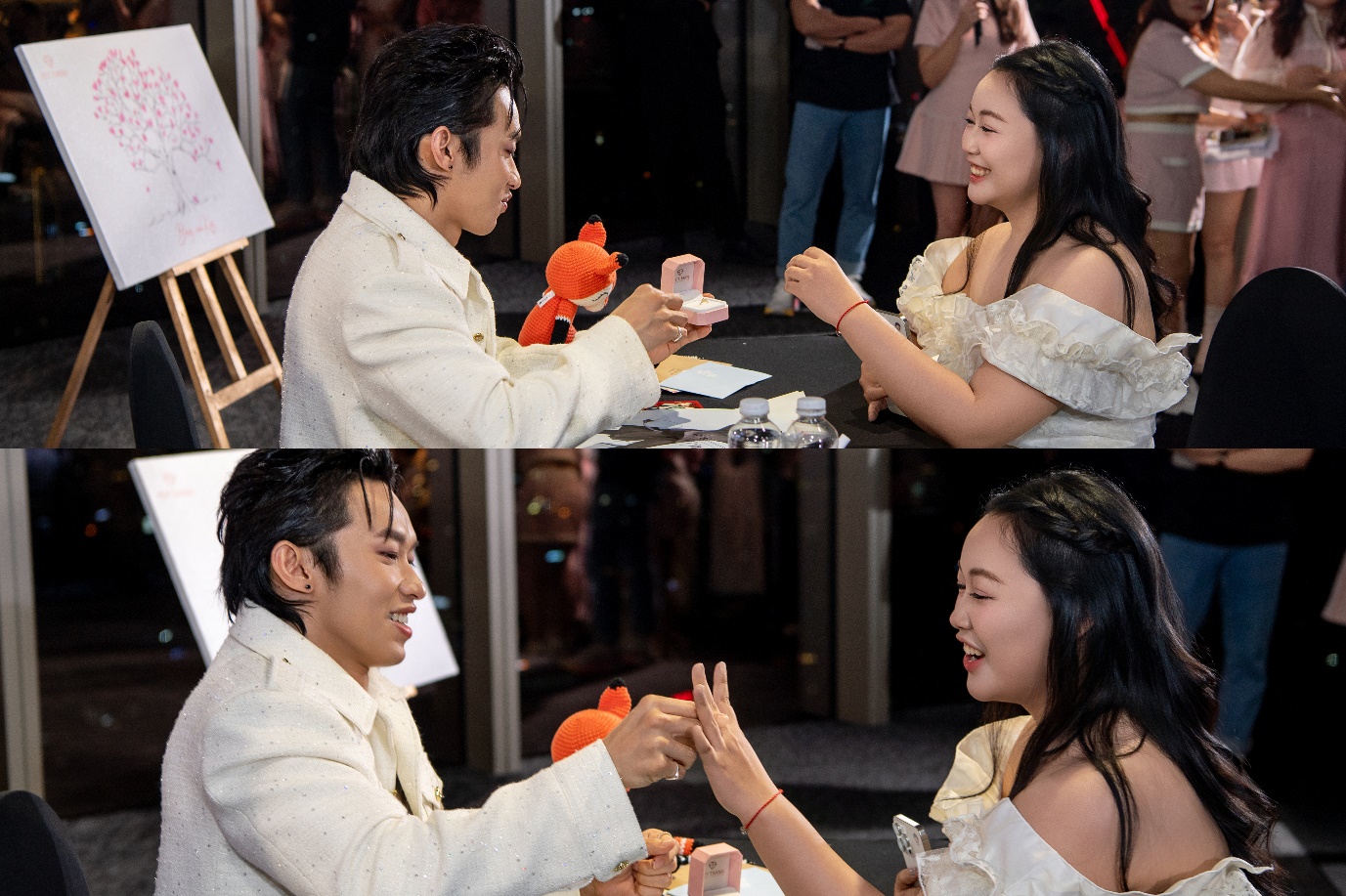 Thắng đời 1 - 0: Cô gái được Kay Trần đeo dây chuyền “tỏ tình” tại fansign- Ảnh 6. Thắng đời 1 - 0: Cô gái được Kay Trần đeo dây chuyền “tỏ tình” tại fansign- Ảnh 6.