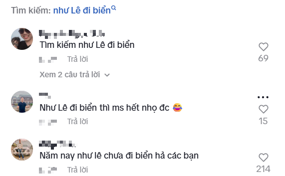 "Như Lê đi biển" bỗng thành hot search, nữ TikToker nổi tiếng lại khiến cộng đồng game thủ dậy sóng- Ảnh 6. "Như Lê đi biển" bỗng thành hot search, nữ TikToker nổi tiếng lại khiến cộng đồng game thủ dậy sóng- Ảnh 6.