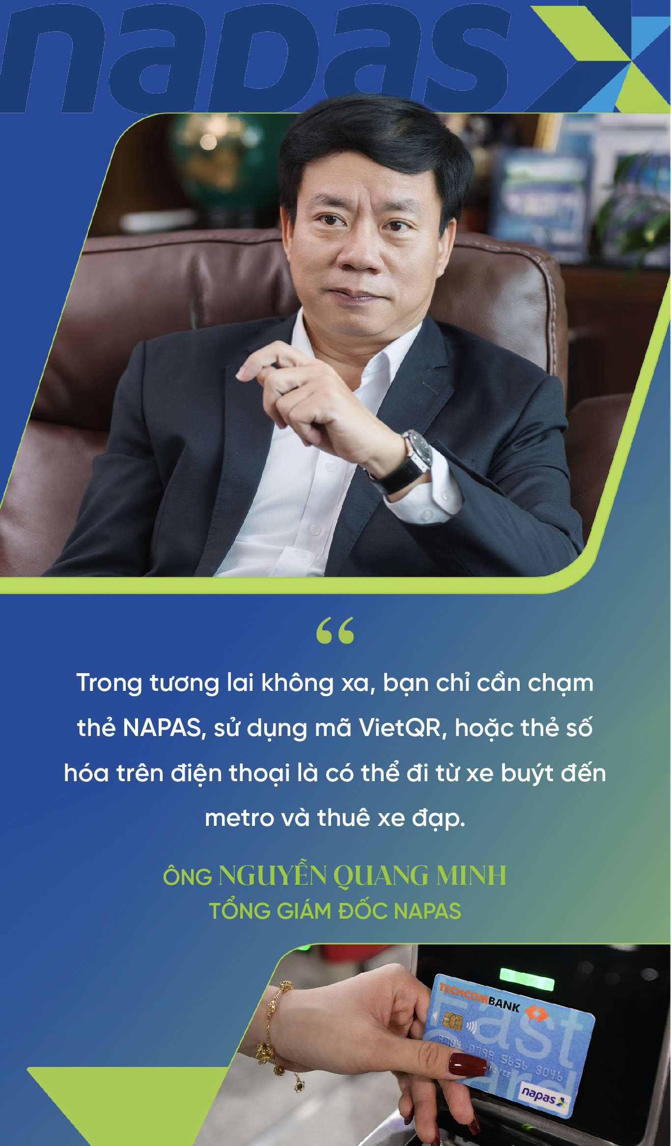 TGĐ NAPAS: Thẻ ngân hàng sẽ trở thành “chìa khóa” kết nối mọi dịch vụ, từ giao thông, y tế, đến giáo dục, thương mại- Ảnh 7.