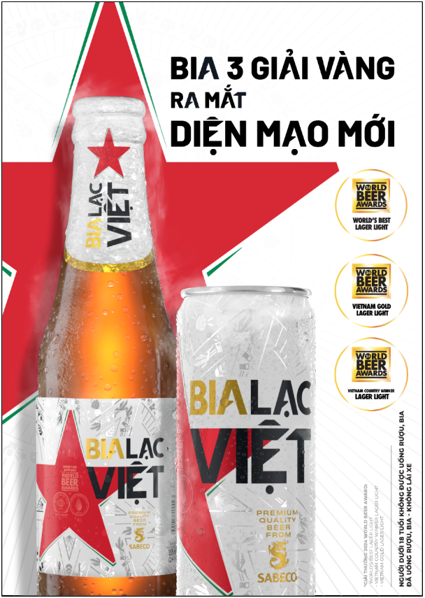 Bia Lạc Việt: Khẳng định vị thế từ giải thưởng "Bia Lager nhẹ ngon nhất thế giới"- Ảnh 2. Bia Lạc Việt: Khẳng định vị thế từ giải thưởng "Bia Lager nhẹ ngon nhất thế giới"- Ảnh 2.