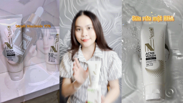Bộ sản phẩm hỗ trợ giảm mụn Nhật Bản Neutidi: Giải pháp skincare tối giản được loạt TikToker yêu thích- Ảnh 1.