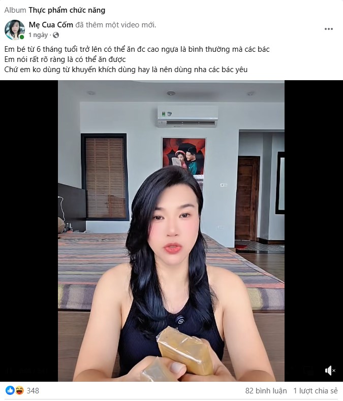 Mẹ Cua Cốm, TikToker vừa gây tranh cãi với clip review "cao ngựa cho trẻ 6 tháng tuổi" là ai?- Ảnh 2. Mẹ Cua Cốm, TikToker vừa gây tranh cãi với clip review "cao ngựa cho trẻ 6 tháng tuổi" là ai?- Ảnh 2.