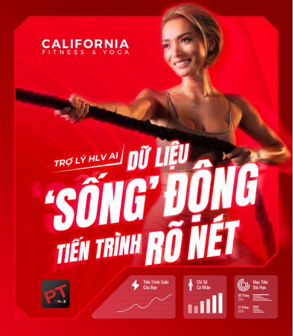 California Fitness ra mắt Cali AI PT - trợ lý trí tuệ nhân tạo hỗ trợ HLV cá nhân tiên phong tại Việt Nam- Ảnh 2.