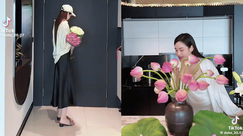 Hoa hậu Đỗ Hà ngày càng ra dáng dâu hào môn, làm 1 việc gần 1 triệu người dán mắt xem không rời- Ảnh 1. Hoa hậu Đỗ Hà ngày càng ra dáng dâu hào môn, làm 1 việc gần 1 triệu người dán mắt xem không rời- Ảnh 1.