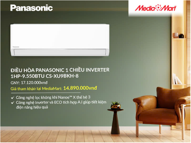 Top 5 điều hoà Panasonic thông minh tiết kiệm điện đáng mua nhất hè 2025- Ảnh 2.