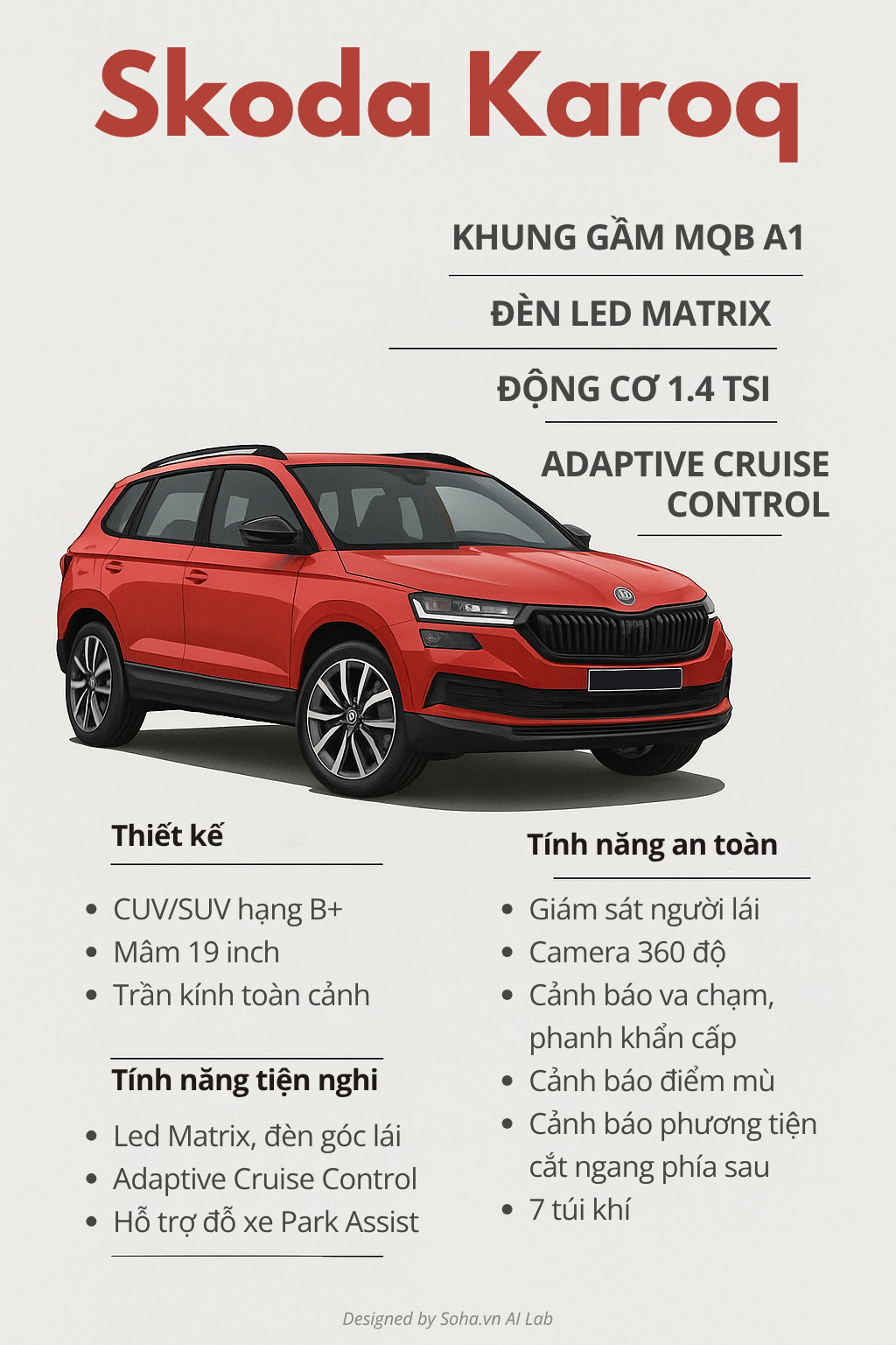 Ở Việt Nam vừa ra mắt xe ngang cỡ Corolla Cross dùng toàn đồ 'xịn': Khung gầm Audi, đèn pha chống chói- Ảnh 6.