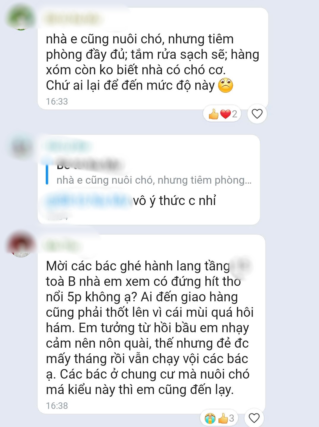 Khốn khổ vì hàng xóm yêu thú cưng "nửa mùa": Chất nặng mùi khiến cả chung cư khó thở nhưng tuyệt nhiên không ai nhận!- Ảnh 3. Khốn khổ vì hàng xóm yêu thú cưng "nửa mùa": Chất nặng mùi khiến cả chung cư khó thở nhưng tuyệt nhiên không ai nhận!- Ảnh 3.