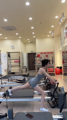 Chu Thanh Huyền ở phòng gym cuốn hết nấc: Vóc dáng nuột nà, visual xinh xỉu, bảo sao Quang Hải mê không lối thoát!- Ảnh 6.