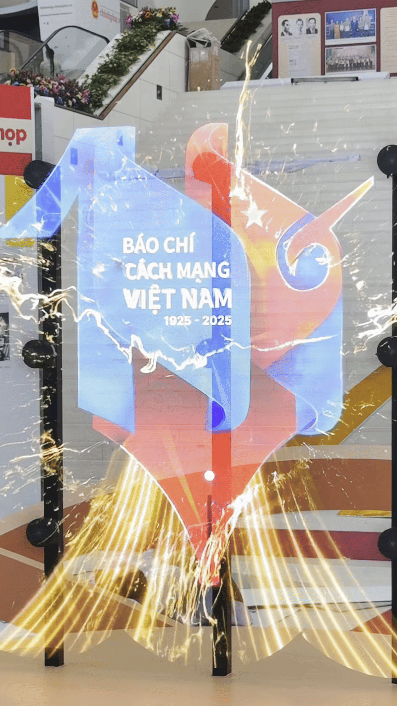 Hội Báo toàn quốc 2025: 100 năm lịch sử báo chí cách mạng được tái hiện sống động bằng công nghệ 3D- Ảnh 2.