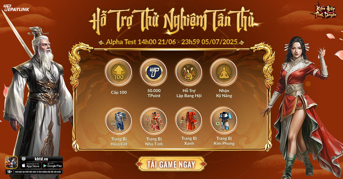 Kiếm Hiệp Tình Duyên Mobile – Siêu phẩm kế thừa huyền thoại Võ Lâm ra mắt Alpha Test 21.06.2025- Ảnh 3. Kiếm Hiệp Tình Duyên Mobile – Siêu phẩm kế thừa huyền thoại Võ Lâm ra mắt Alpha Test 21.06.2025- Ảnh 3.