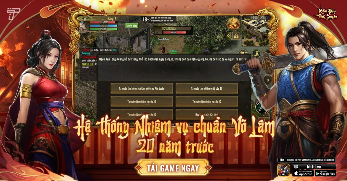 Kiếm Hiệp Tình Duyên Mobile – Siêu phẩm kế thừa huyền thoại Võ Lâm ra mắt Alpha Test- Ảnh 2.