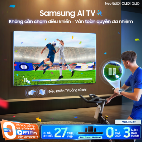 Tận hưởng bóng đá đẳng cấp với tính năng điều khiển TV bằng cử chỉ- Ảnh 2.