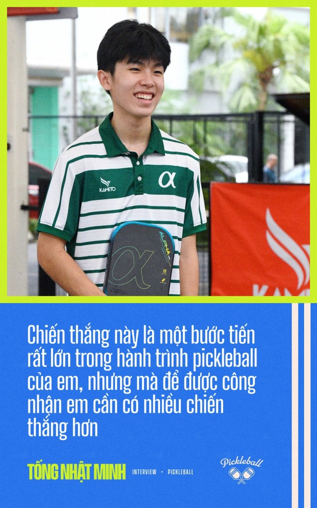 Hiện tượng Pickleball 17 tuổi Tống Nhật Minh: Từng bị ép cầm vợt mà giờ "quật ngã" cả top 2 châu Á- Ảnh 5. Hiện tượng Pickleball 17 tuổi Tống Nhật Minh: Từng bị ép cầm vợt mà giờ "quật ngã" cả top 2 châu Á- Ảnh 5.