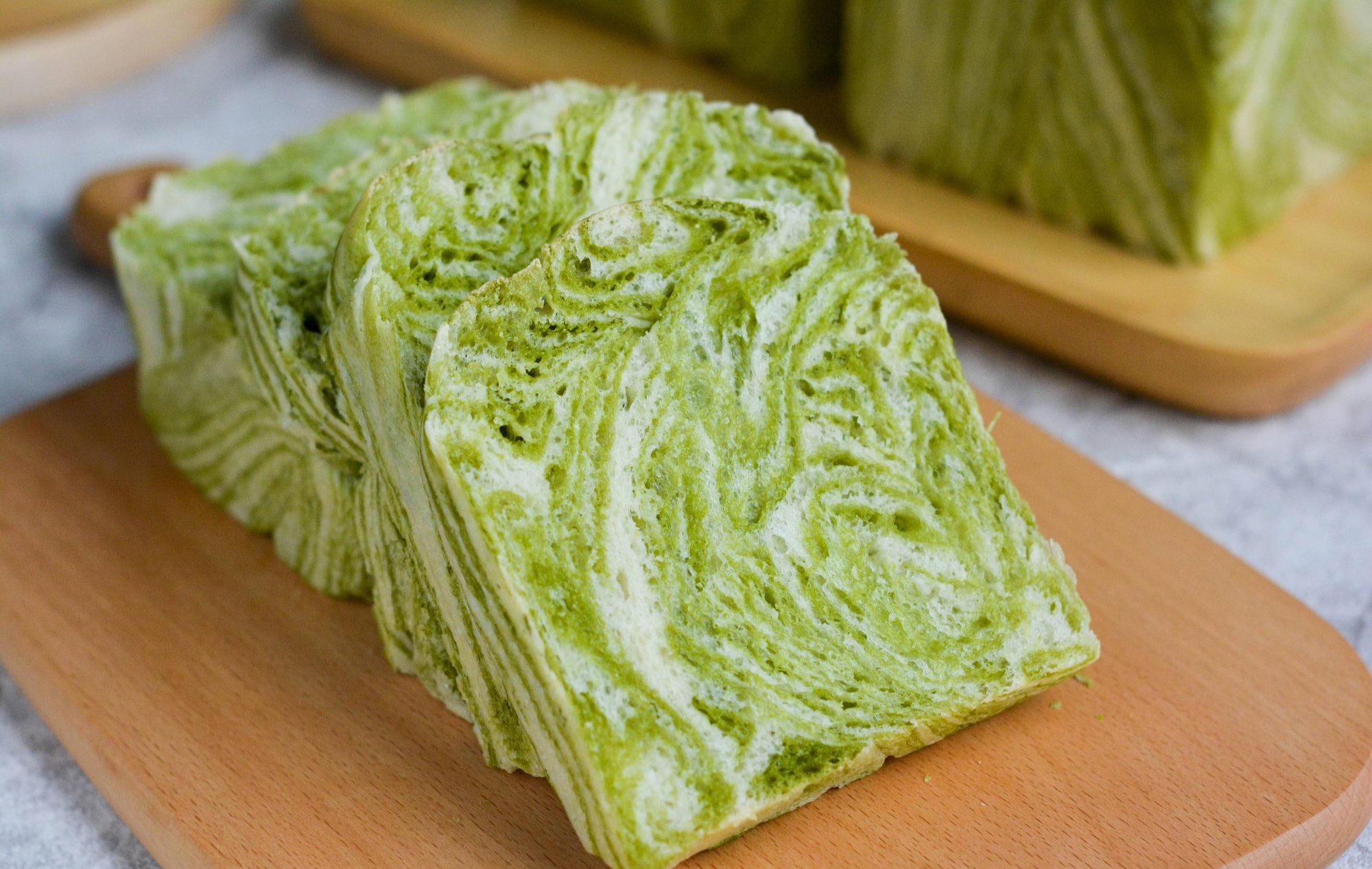 Bánh mì matcha 2 lớp siêu đẹp: Cách làm đơn giản, thành phẩm xé tay mềm mịn, làm 1 lần ăn cả tuần- Ảnh 19.