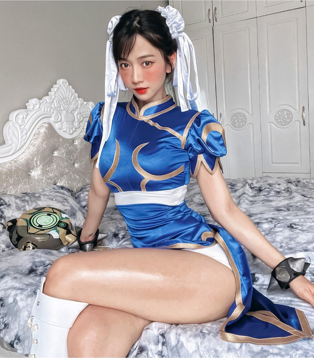 AI "tái sinh" Chun-li cực nóng bỏng, ngắm ảnh nhớ ngay về phiên bản Lê Bống từng cosplay "hot" chẳng kém!- Ảnh 11. AI "tái sinh" Chun-li cực nóng bỏng, ngắm ảnh nhớ ngay về phiên bản Lê Bống từng cosplay "hot" chẳng kém!- Ảnh 11.