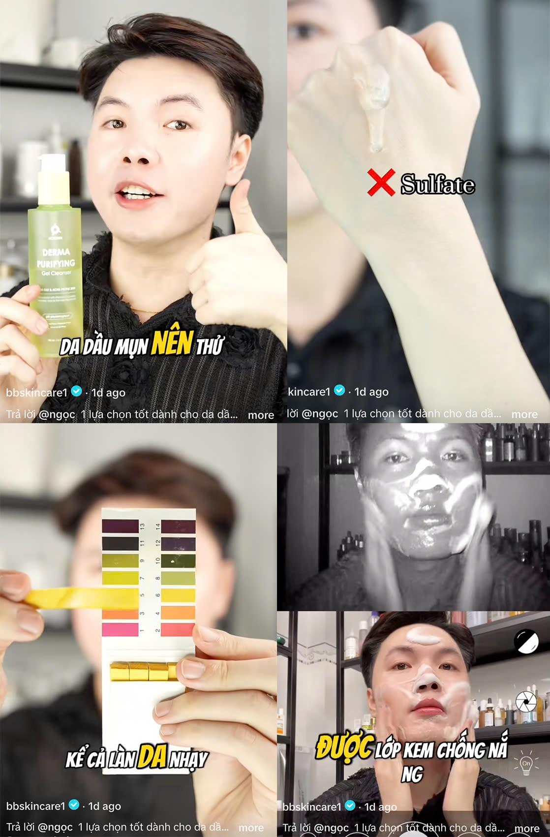Feedback từ khách hàng dành cho sữa rửa mặt da dầu mụn nhạy cảm Actidem Purifying Gel Cleanser- Ảnh 3.