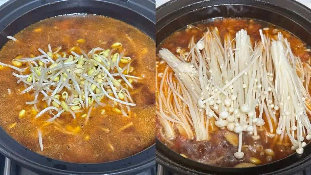 Bữa tối nấu món ăn này 10 phút là xong: Có thịt và rau, nước dùng rất ngon cực hợp với cơm- Ảnh 3.