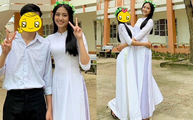 Lộ ảnh thời cấp 3 tự ti, da ngăm đen của Hà Trúc Linh - Hoa hậu Việt Nam: Lên phố "lột xác" quá đỉnh- Ảnh 2.