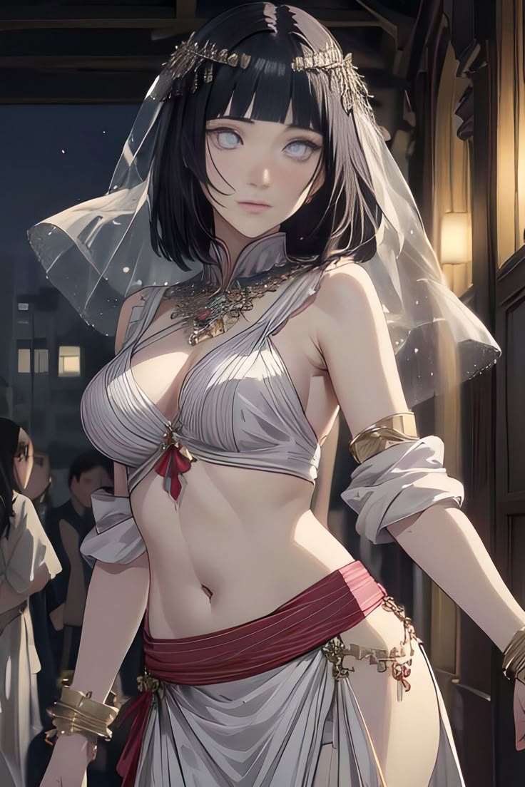 Hinata "thăng hoa" nhan sắc thành cô dâu kiều diễm: Khi AI hiện thực hóa giấc mơ của fan Naruto- Ảnh 2.