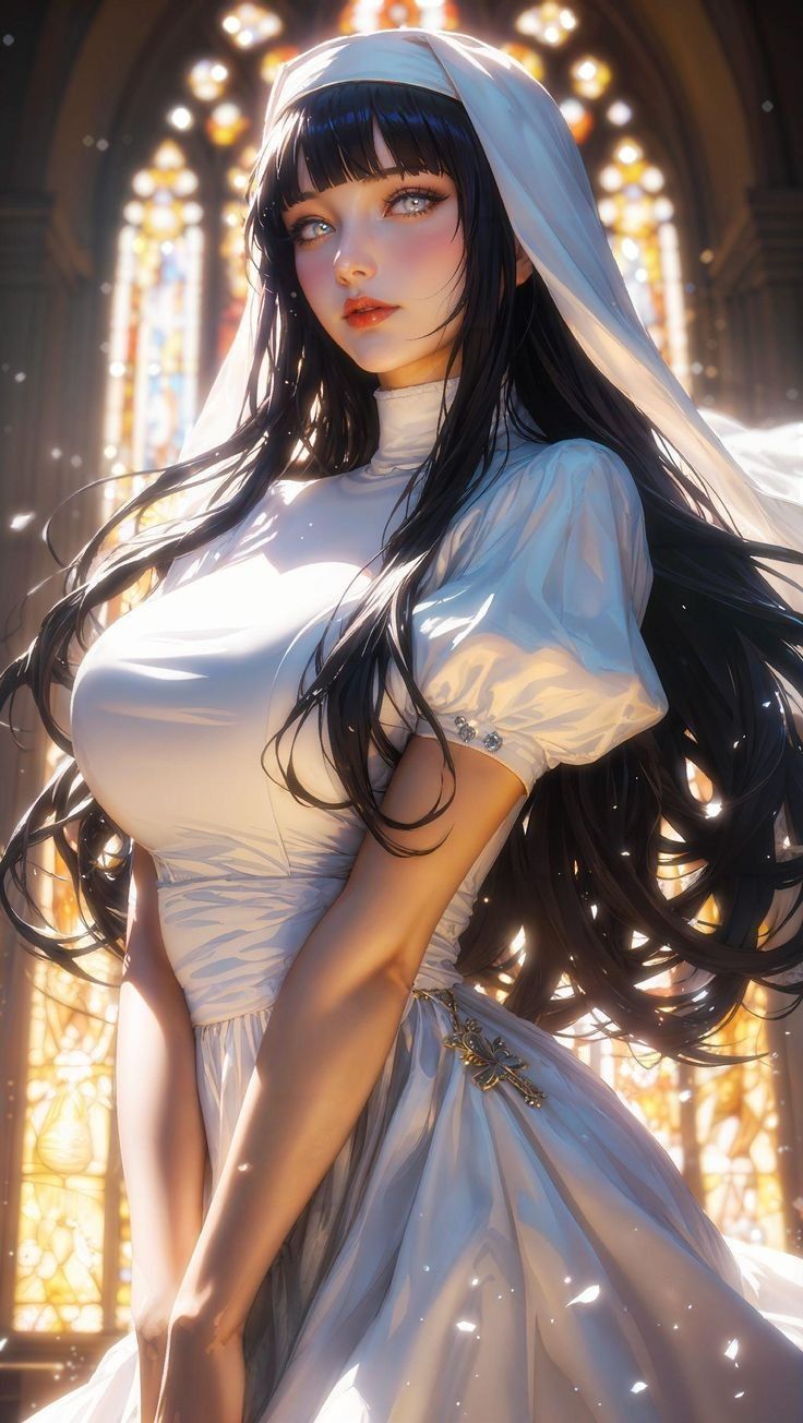 Hinata "thăng hoa" nhan sắc thành cô dâu kiều diễm: Khi AI hiện thực hóa giấc mơ của fan Naruto- Ảnh 1.
