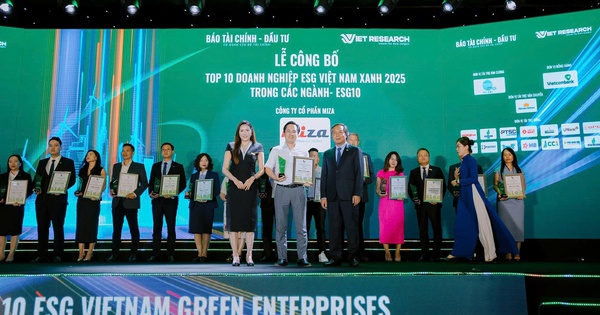 MIZA vào Top 10 ESG Việt Nam xanh 2025 nhờ chiến lược phát triển kinh tế tuần hoàn- Ảnh 1.