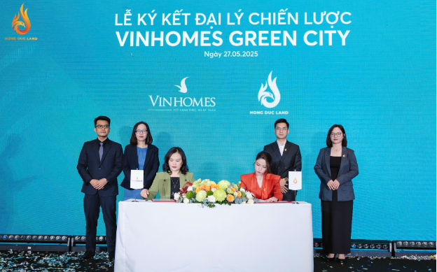 Hồng Đức Land chính thức thiết lập quan hệ hợp tác chiến lược cùng CĐT Vinhomes- Ảnh 1.